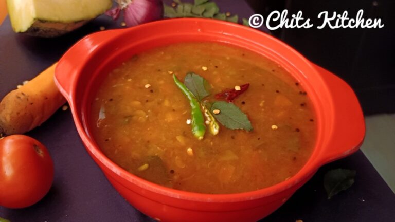 Sambar Recipe / Vegetable Sambar / Sambhar Recipe