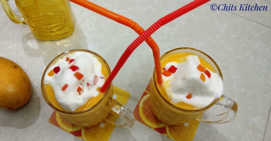 Mango Shake/ Chilled Mango Milkshake