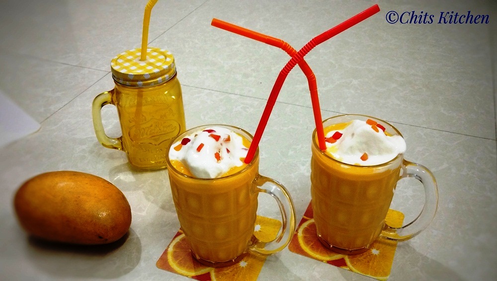 Mango Shake/ Chilled Mango Milkshake