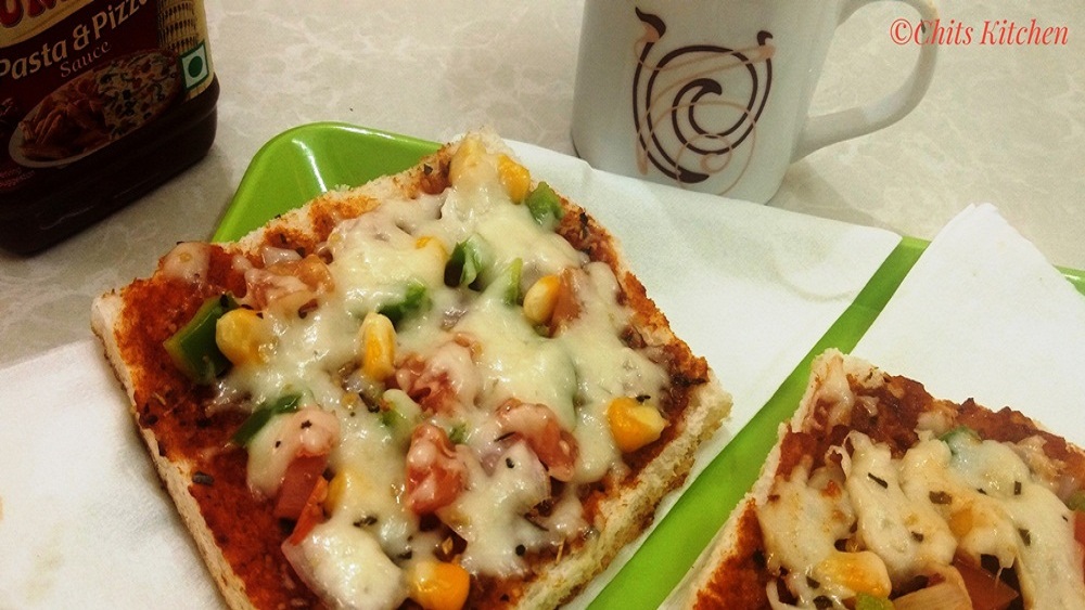 Bread Pizza Recipe