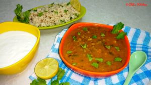 Green Moong Dal Curry / Whole Green Moong Dal Tadka