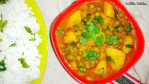 Aloo Matar Gravy/Punjabi Aloo Matar Curry