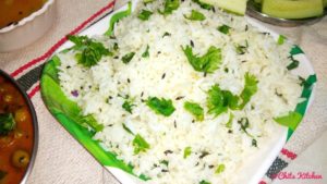 Jeera Rice in Cooker/How to make Jeera Rice in a pressure cooker