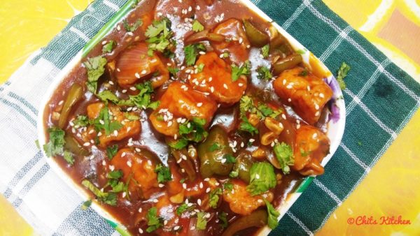 Chilli Paneer Gravy/ How to make Paneer Chilli Gravy