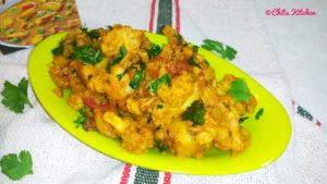 Aloo Gobi Masala/Spicy Potato Cauliflower Masala