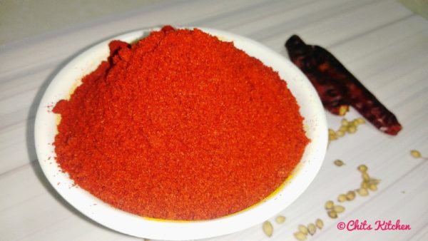 Homemade Red Chilli Powder/Lal Mirch Powder