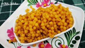 Sweet Boondi / Meethi Boondi Recipe