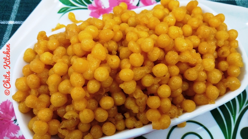 Sweet Boondi / Meethi Boondi Recipe