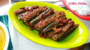 Bharwa Bhindi/Stuffed Bhindi/Stuffed Okra/Stuffed Lady Finger