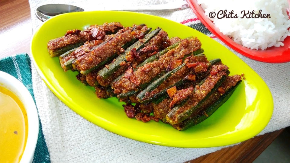 Bharwa Bhindi/Stuffed Bhindi/Stuffed Okra/Stuffed Lady Finger