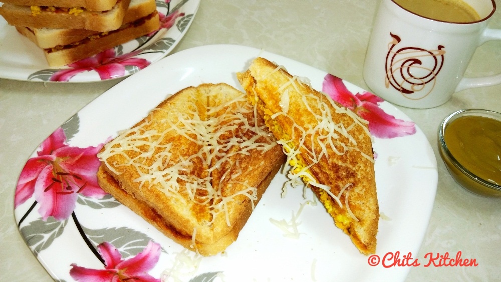 Grilled Paneer Sandwich/Paneer Sandwich