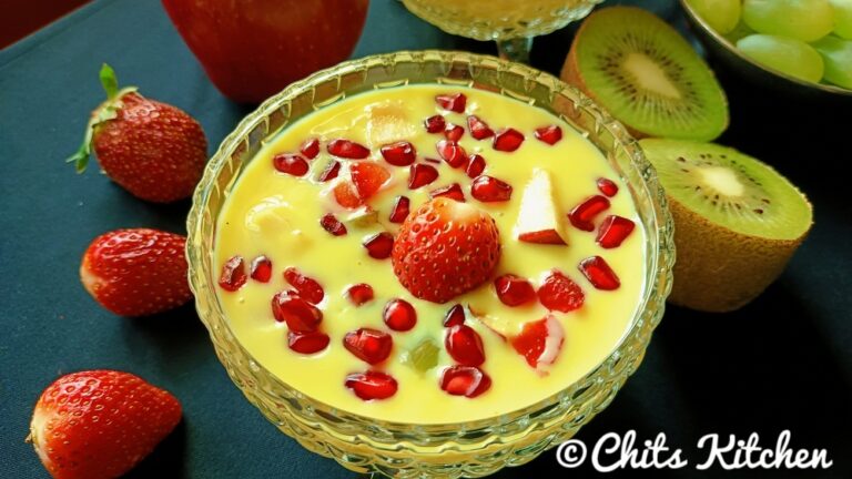 Fruit Custard Recipe/Custard Recipe