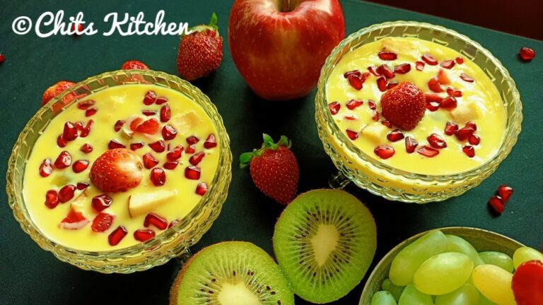 Fruit Custard Recipe/Custard Recipe