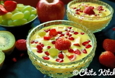 Fruit Custard Recipe/Custard Recipe