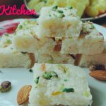 Coconut Barfi with Condensed Milk/Nariyal Ki Barfi/Kopra Pak