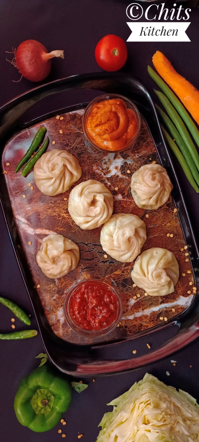 Veg Momos/Steamed Veg Momos/Dim Sum