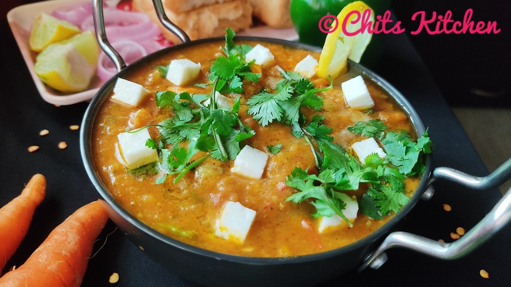 Paneer Pav Bhaji Recipe