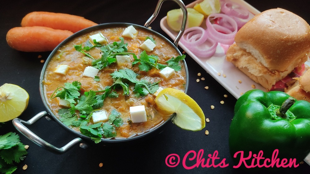 Paneer Pav Bhaji Recipe