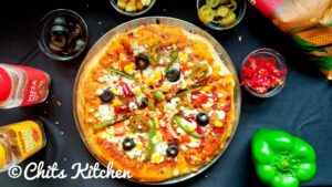 Pizza Recipe / Veg Pizza Recipe / Homemade Pizza