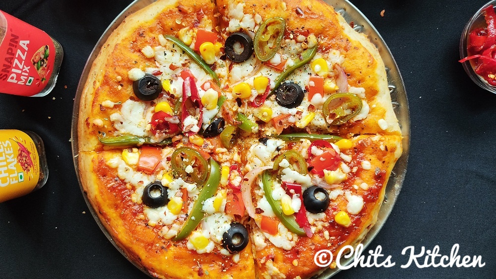 Pizza Recipe / Veg Pizza Recipe / Homemade Pizza