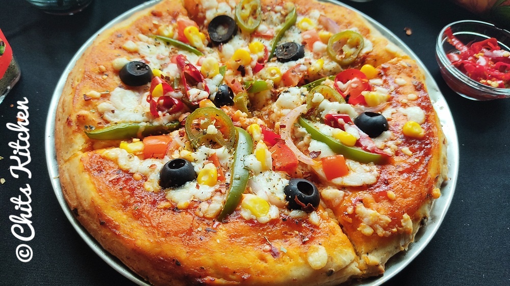 Pizza Recipe / Veg Pizza Recipe / Homemade Pizza