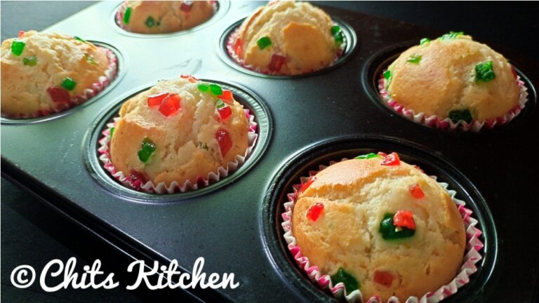 Vanilla Muffins/Moist Vanilla Muffins in Microwave Oven