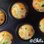 Vanilla Muffins/Moist Vanilla Muffins in Microwave Oven