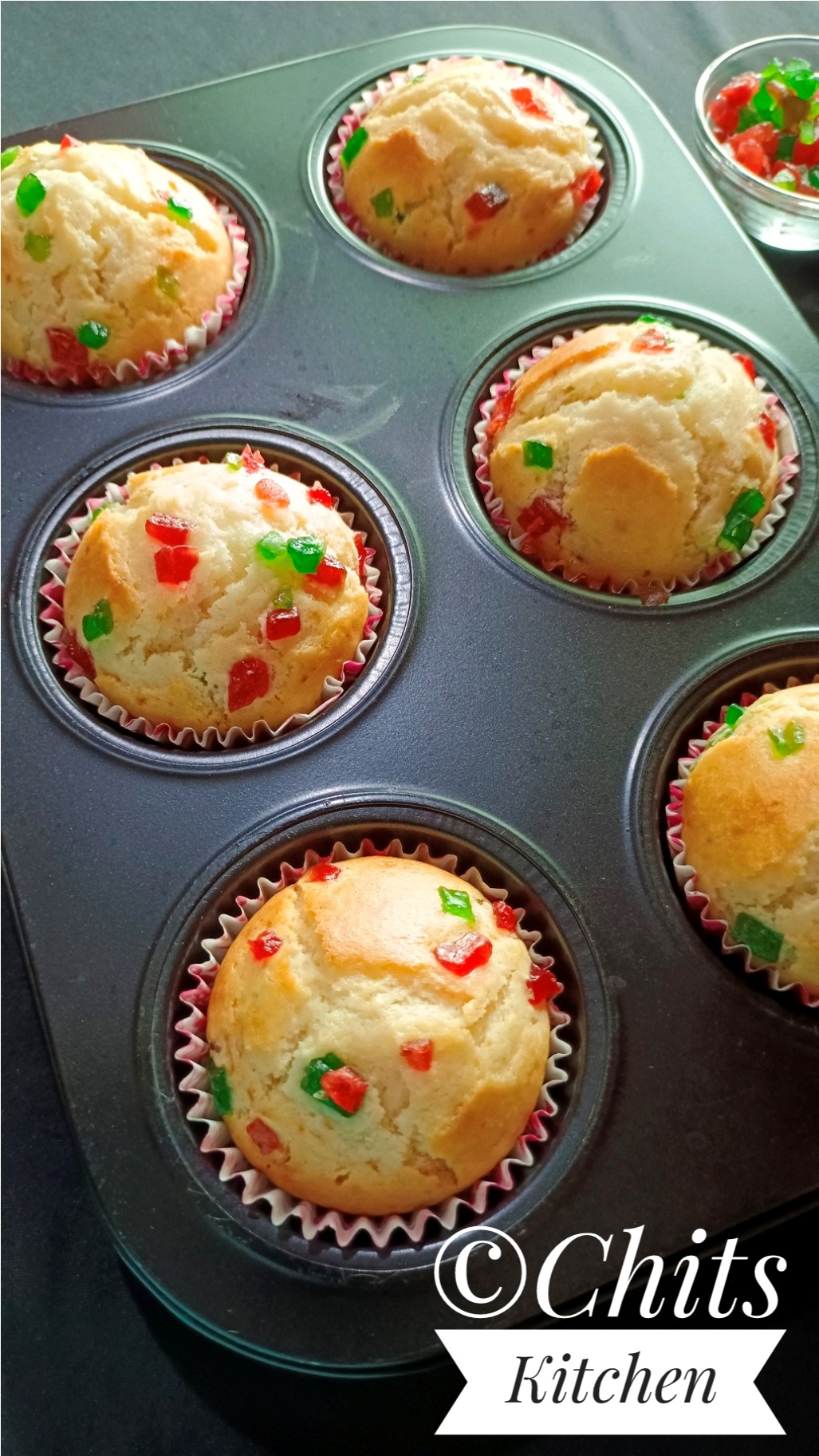 Vanilla Muffins/Moist Vanilla Muffins in Microwave Oven