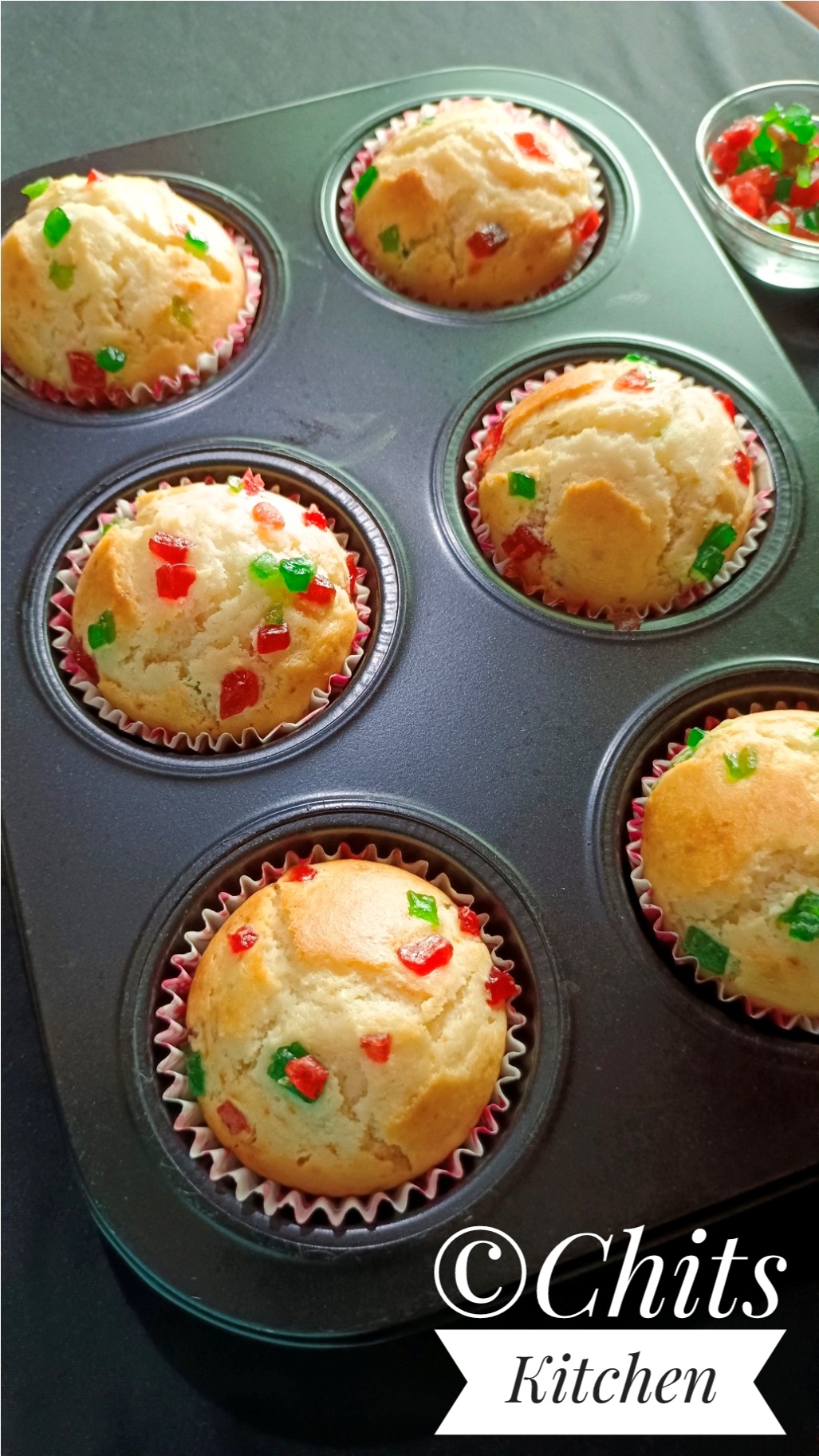 Vanilla Muffins/Moist Vanilla Muffins in Microwave Oven