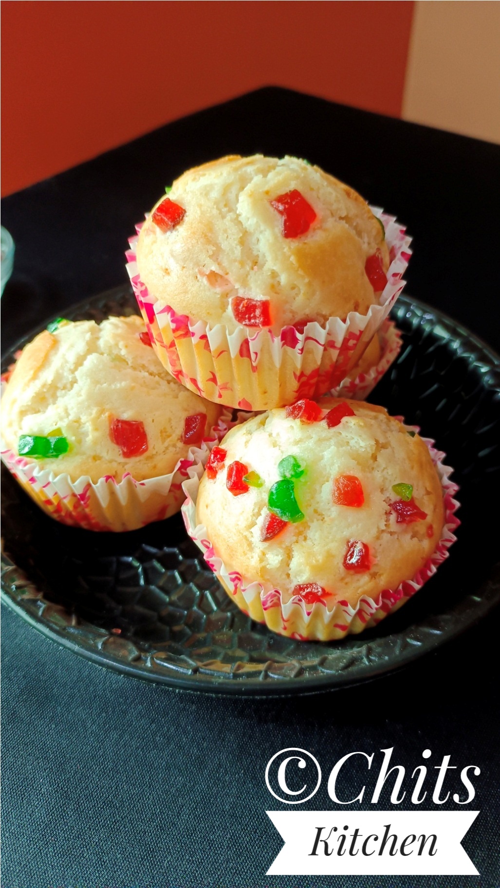 Vanilla Muffins/Moist Vanilla Muffins in Microwave Oven