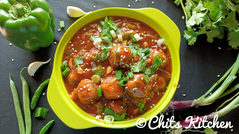 Veg Manchurian Gravy/Gravy Vegetable Manchurian