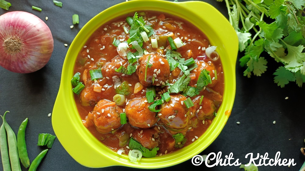 Veg Manchurian Gravy/Gravy Vegetable Manchurian