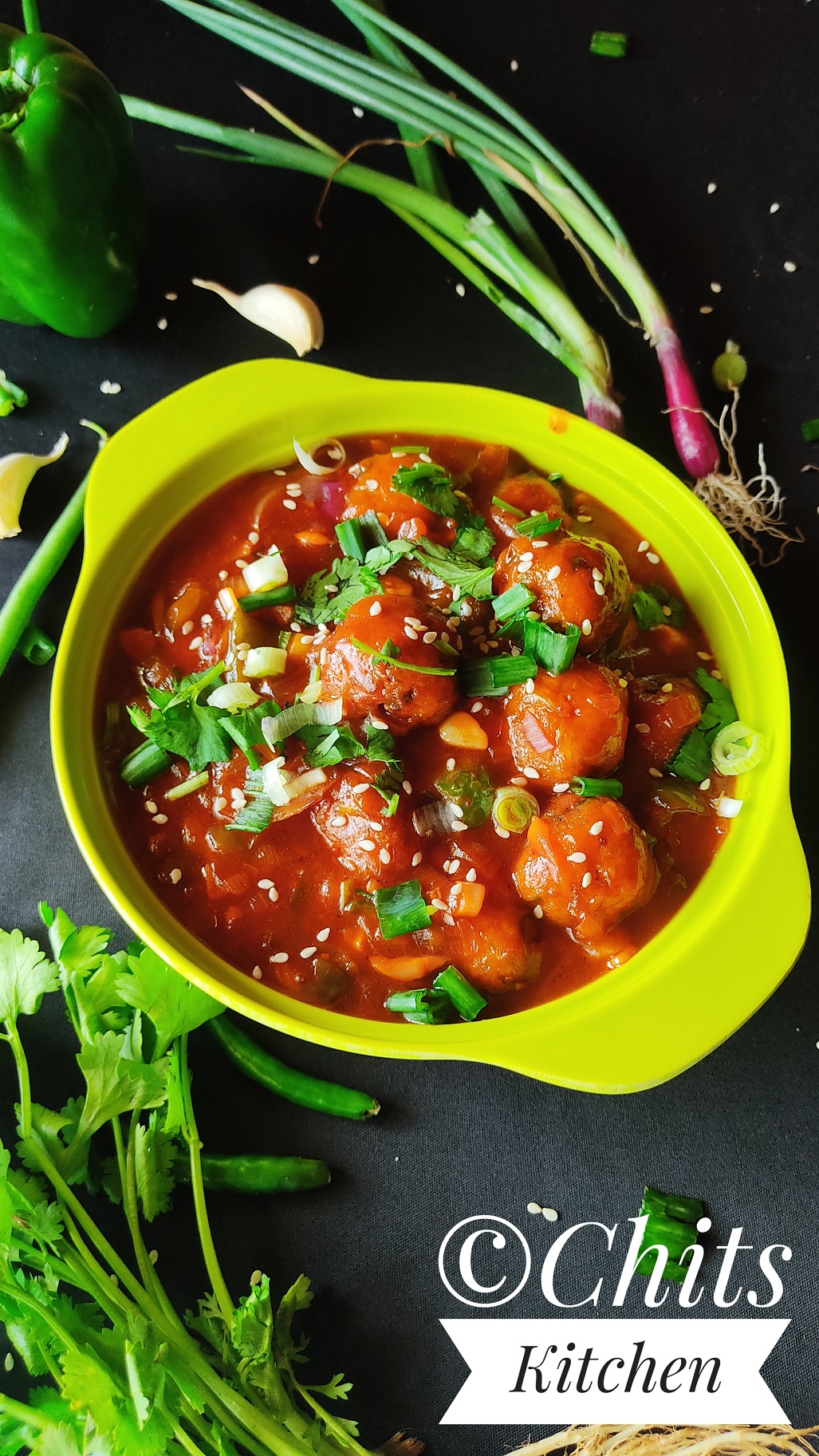 Veg Manchurian Gravy/Gravy Vegetable Manchurian