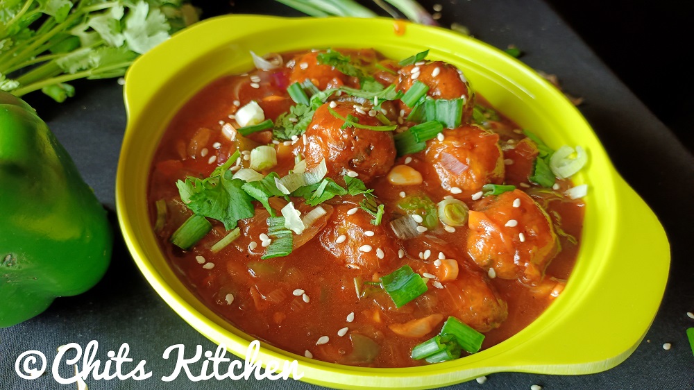 Veg Manchurian Gravy/Gravy Vegetable Manchurian