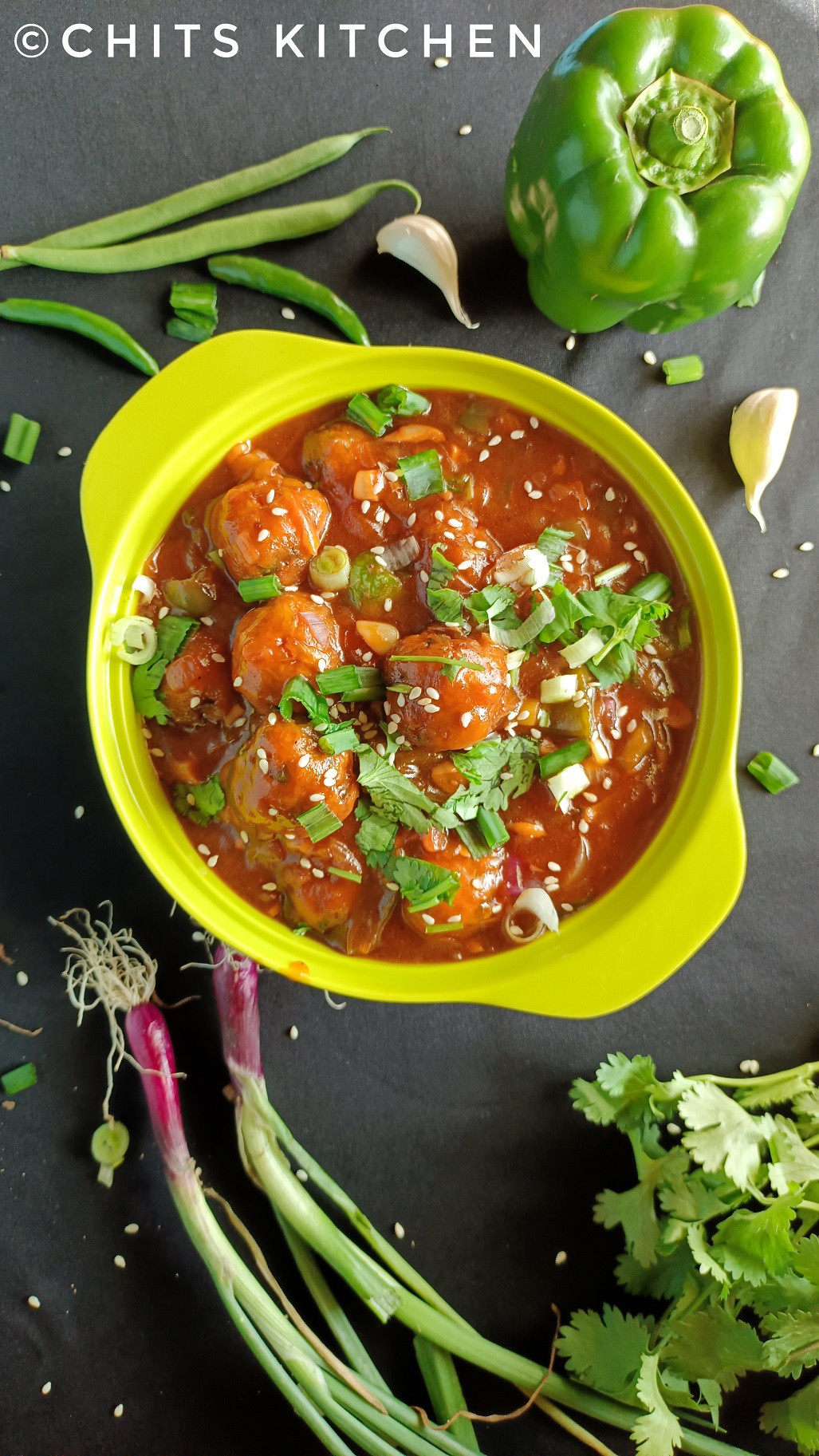 Veg Manchurian Gravy/Gravy Vegetable Manchurian