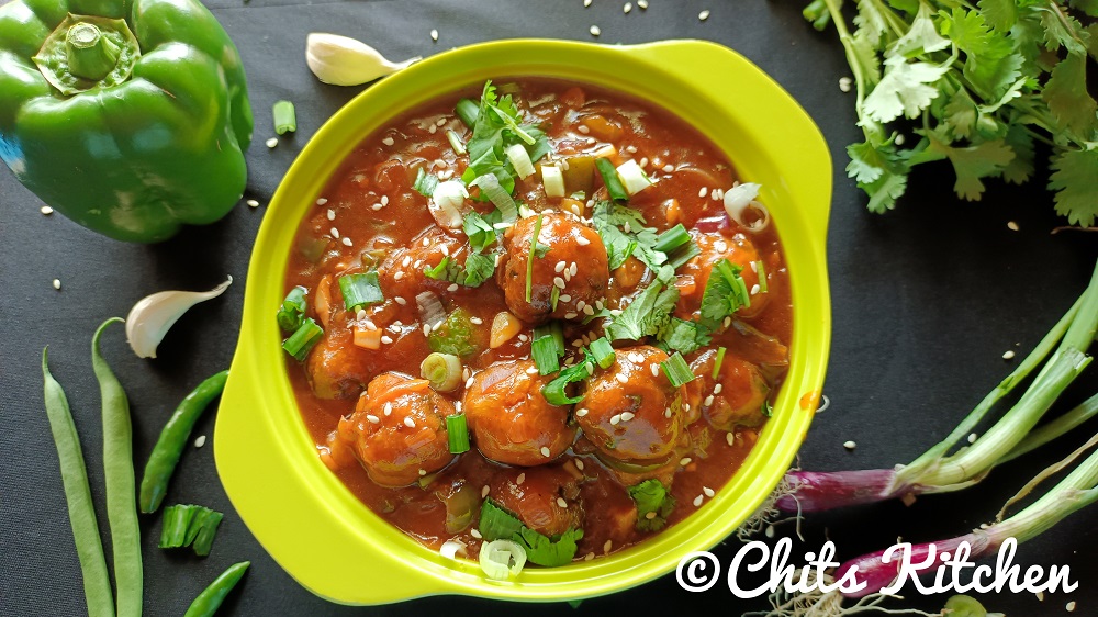 Veg Manchurian Gravy/Gravy Vegetable Manchurian