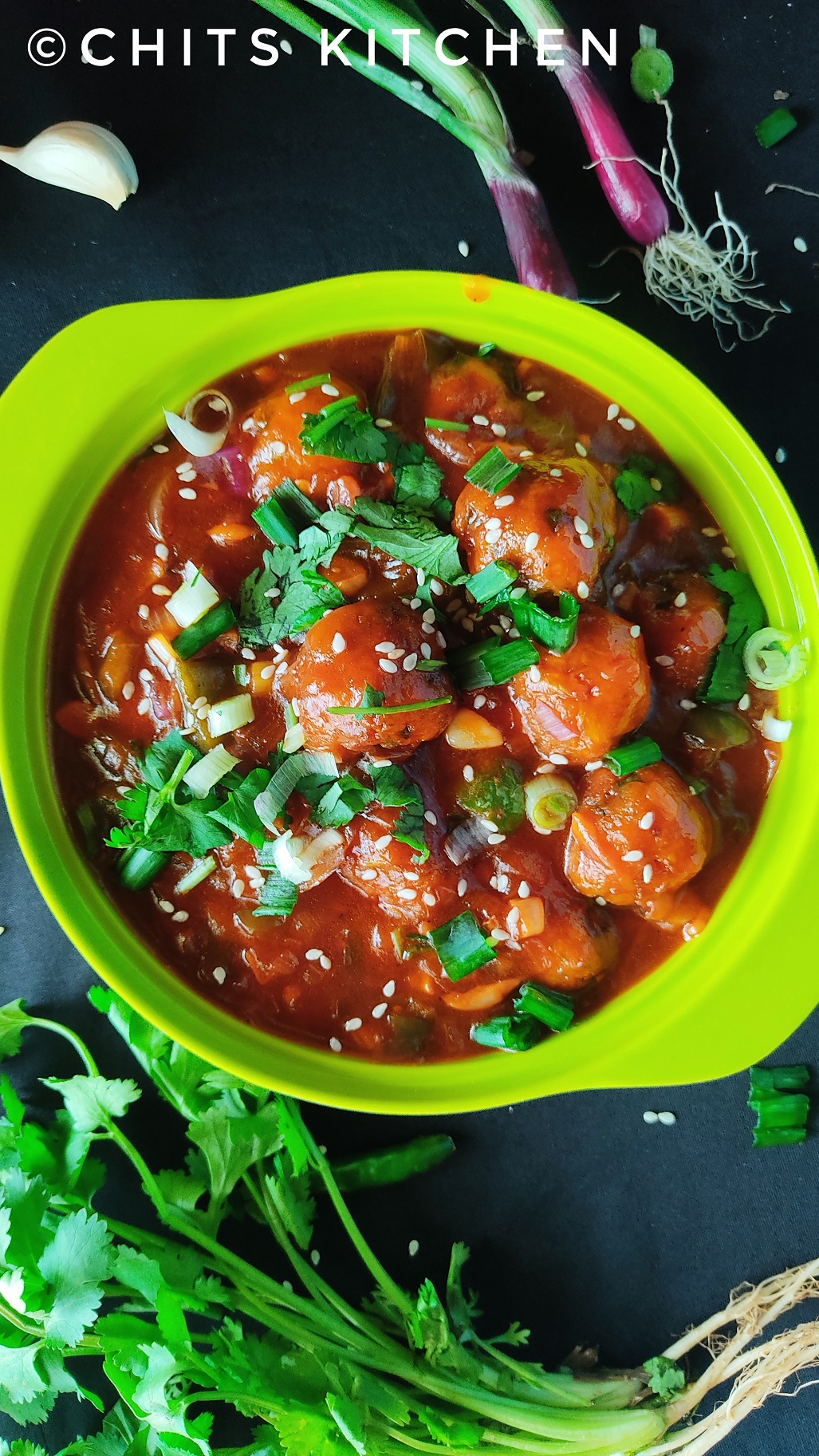 Veg Manchurian Gravy/Gravy Vegetable Manchurian